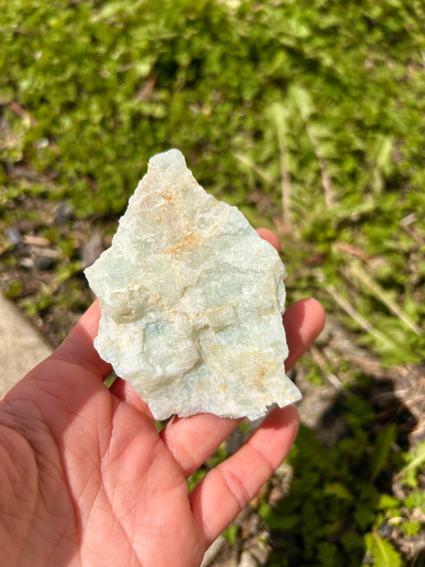 Aquamarine Raw Crystal Tumble