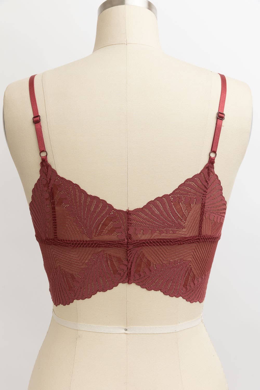 Butterfly Scallop Lace Bralette