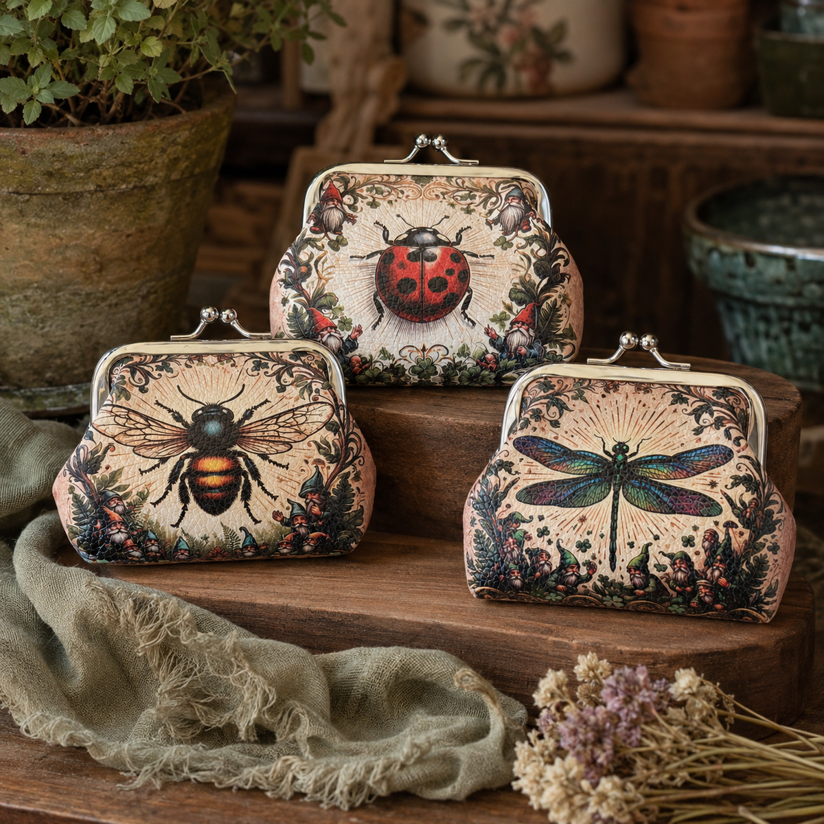 Insect Coin Purse Pouch