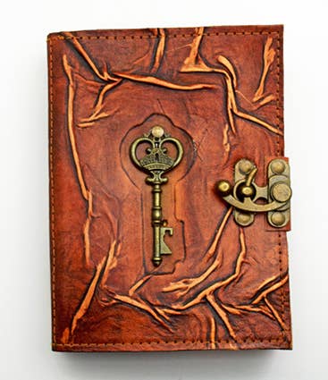Key Leather Embossed Journal