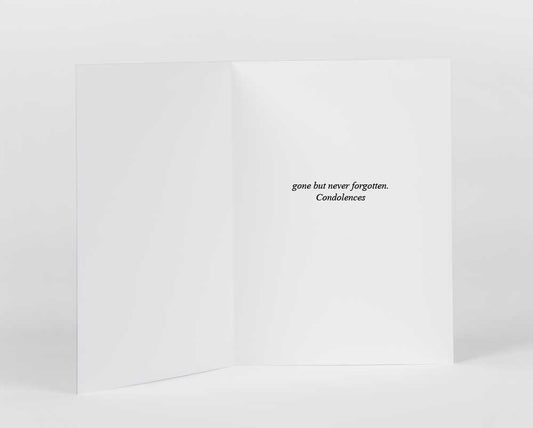 Never Forgotten Greeting Post Card