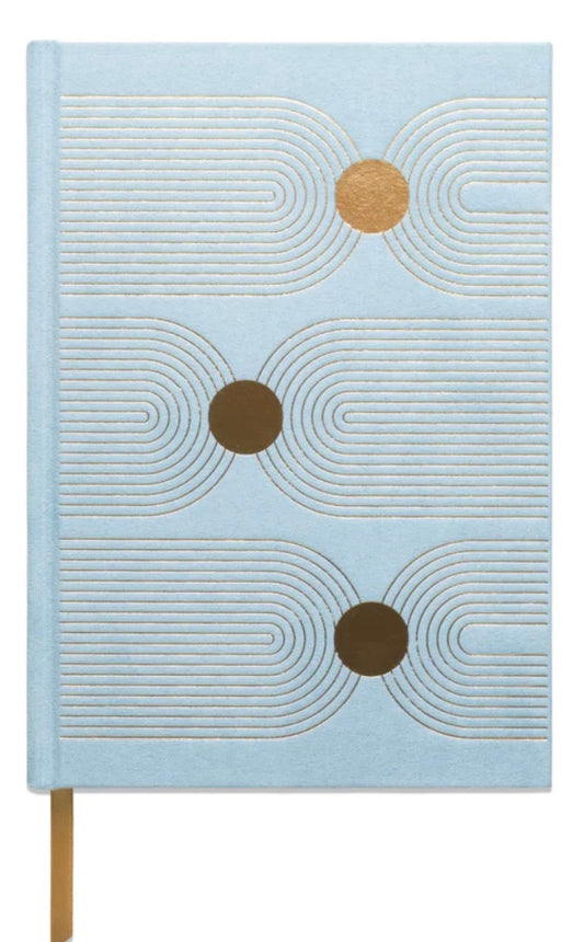 Suede Cloth Journal - Arch Dot