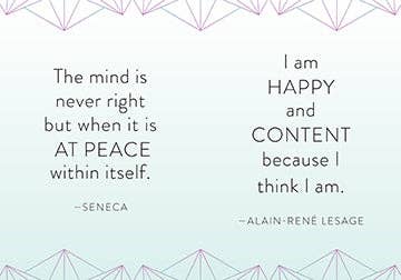 Mindfulness - Meditations & Inspirations Mini Book