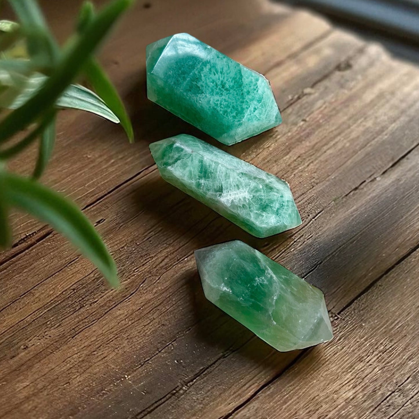 Fluorite Double Point Crystal