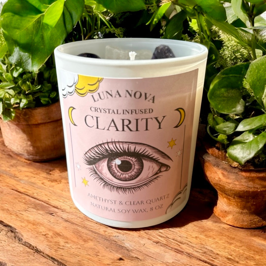 LUNA NOVA Original Crystal Candle - CLARITY