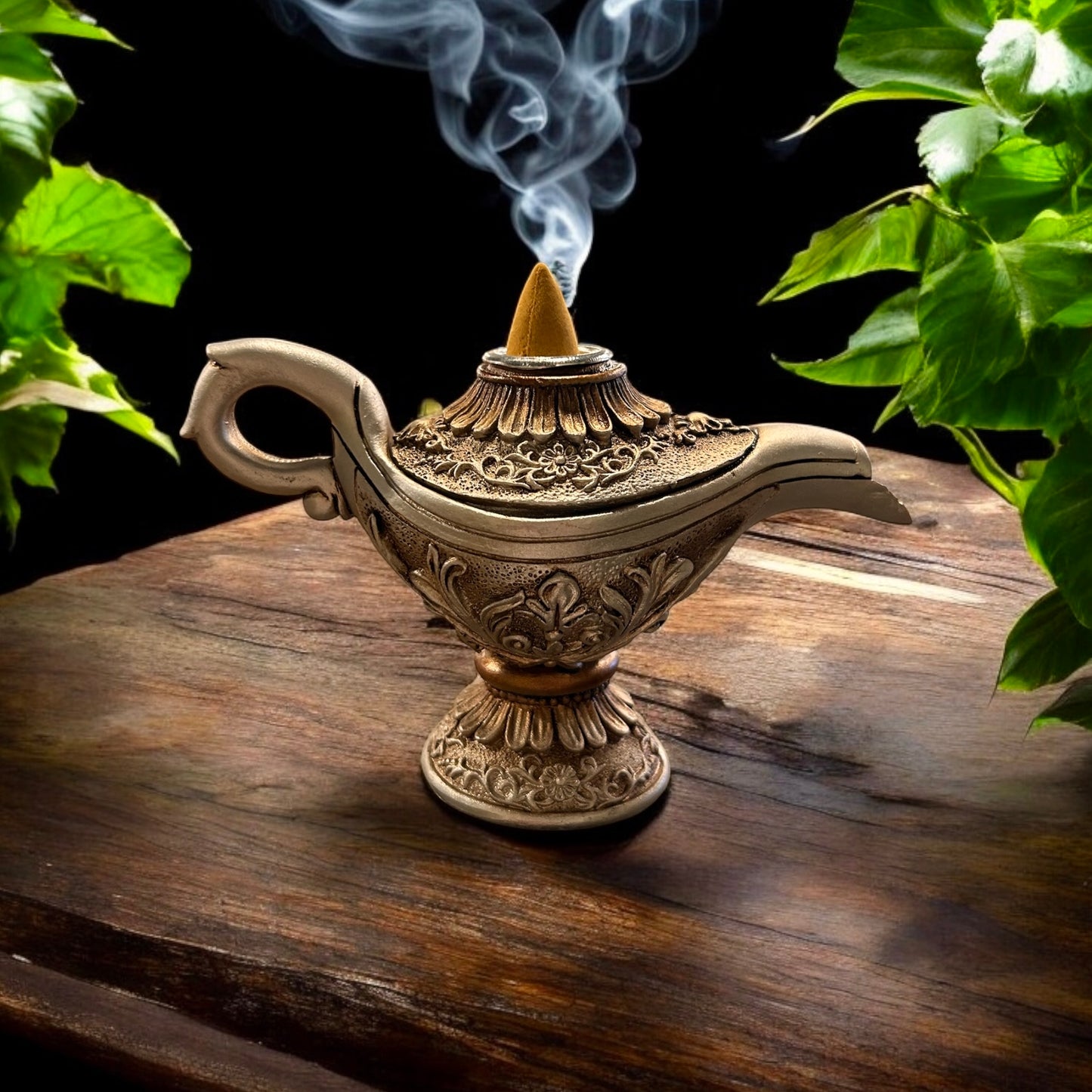 Magical Lamp Back Flow Incense Burner