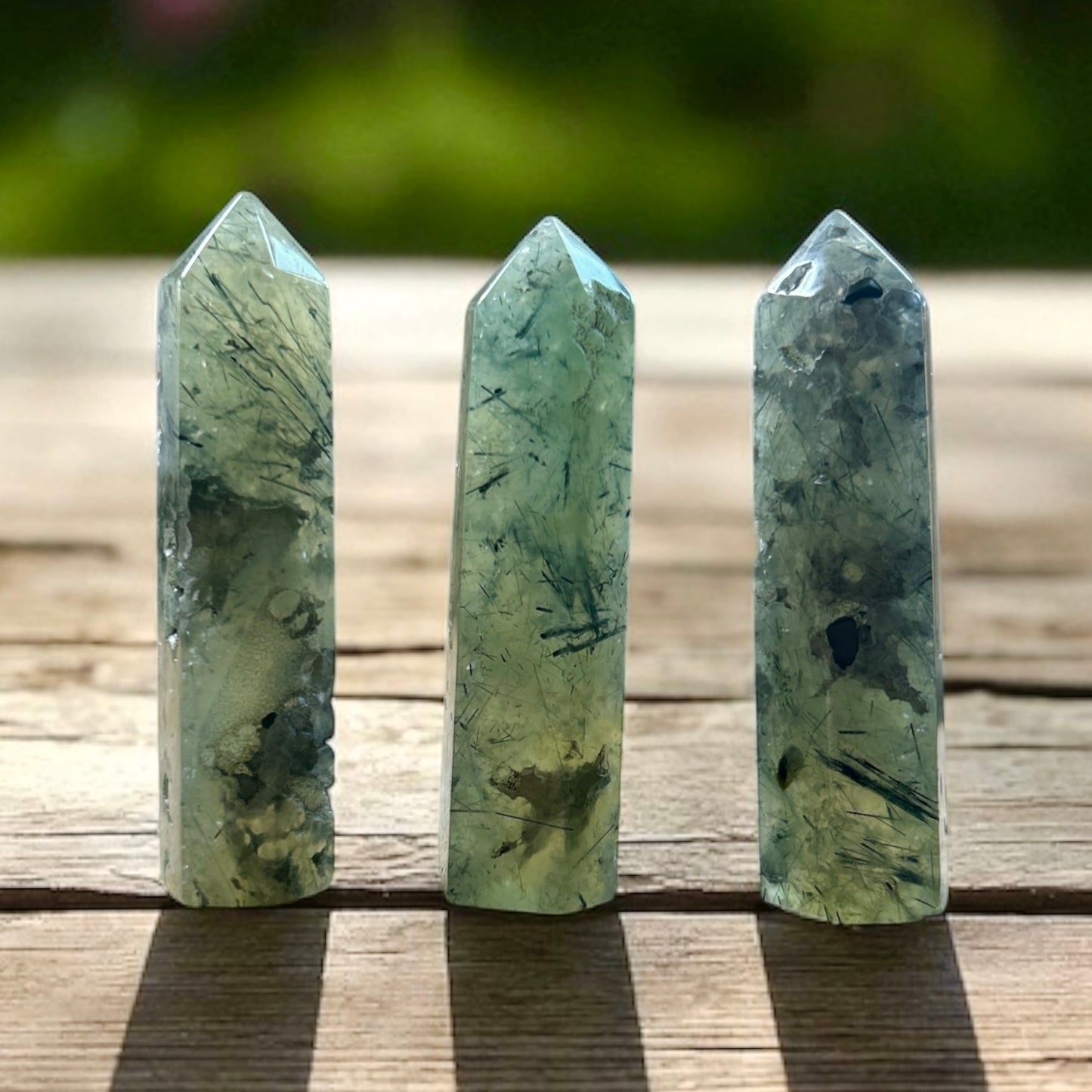 Prehnite Crystal Tower