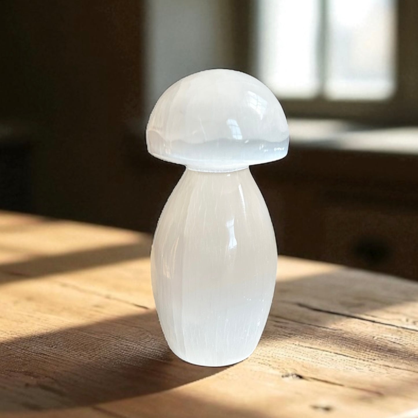 Selenite Crystal Mushroom