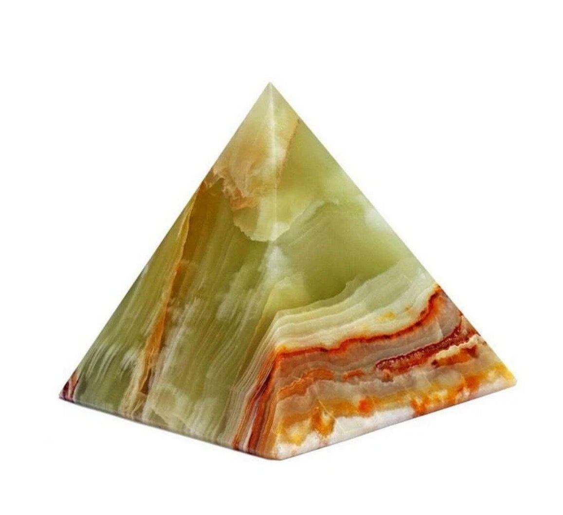 Green Onyx Pyramid