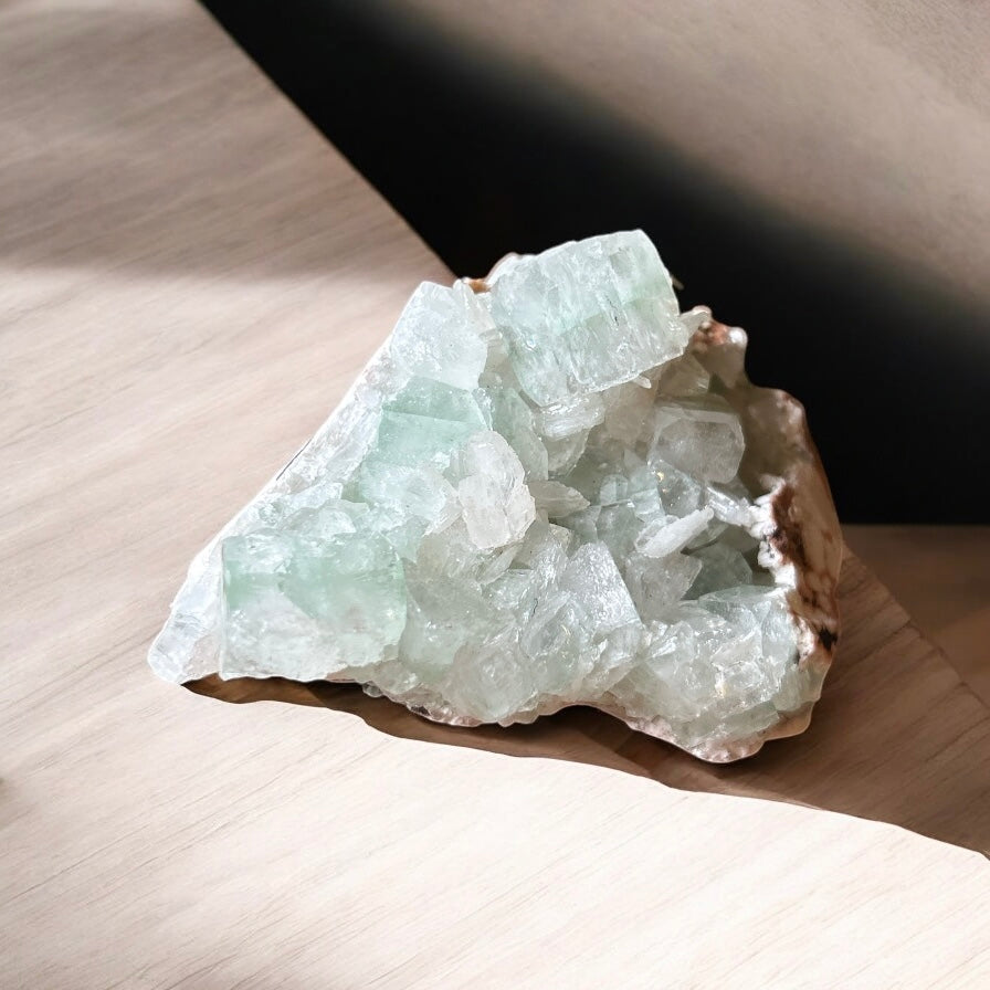 503 Green Apophyllite Crystal Cluster