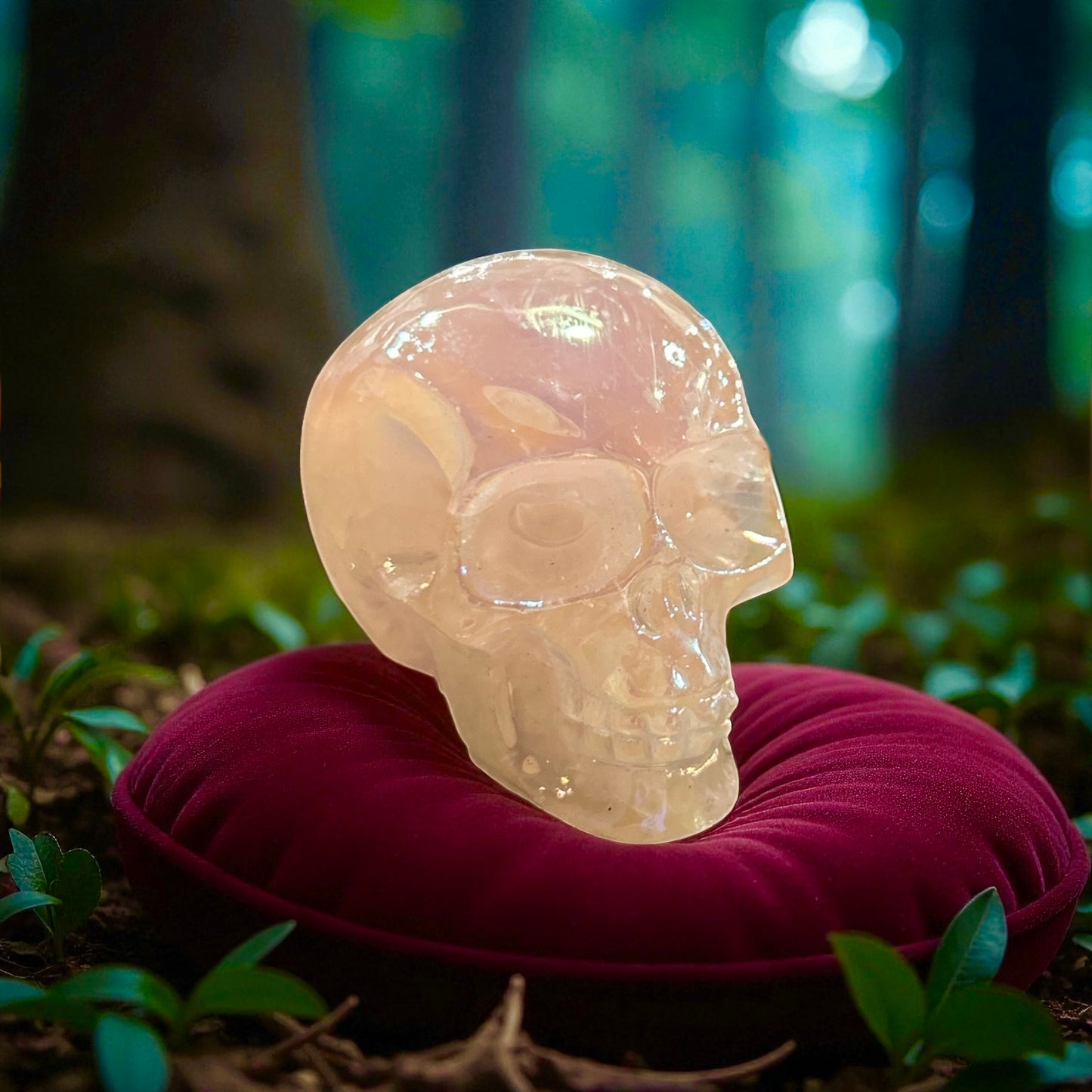 Aura Amethyst Crystal Skull