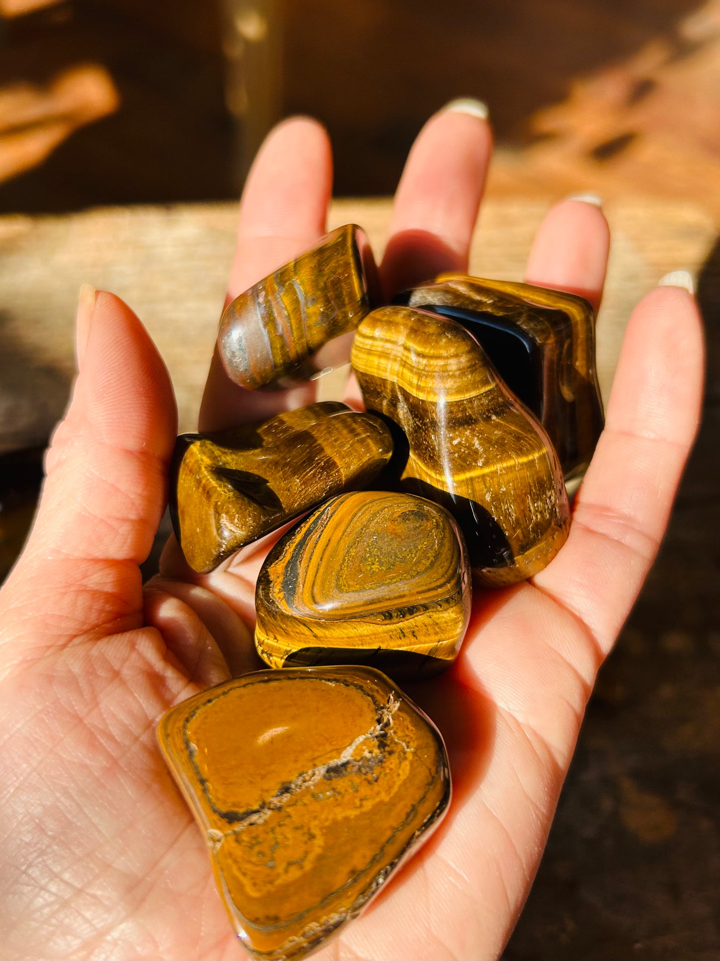 Tiger’s Eye Crystal Tumble