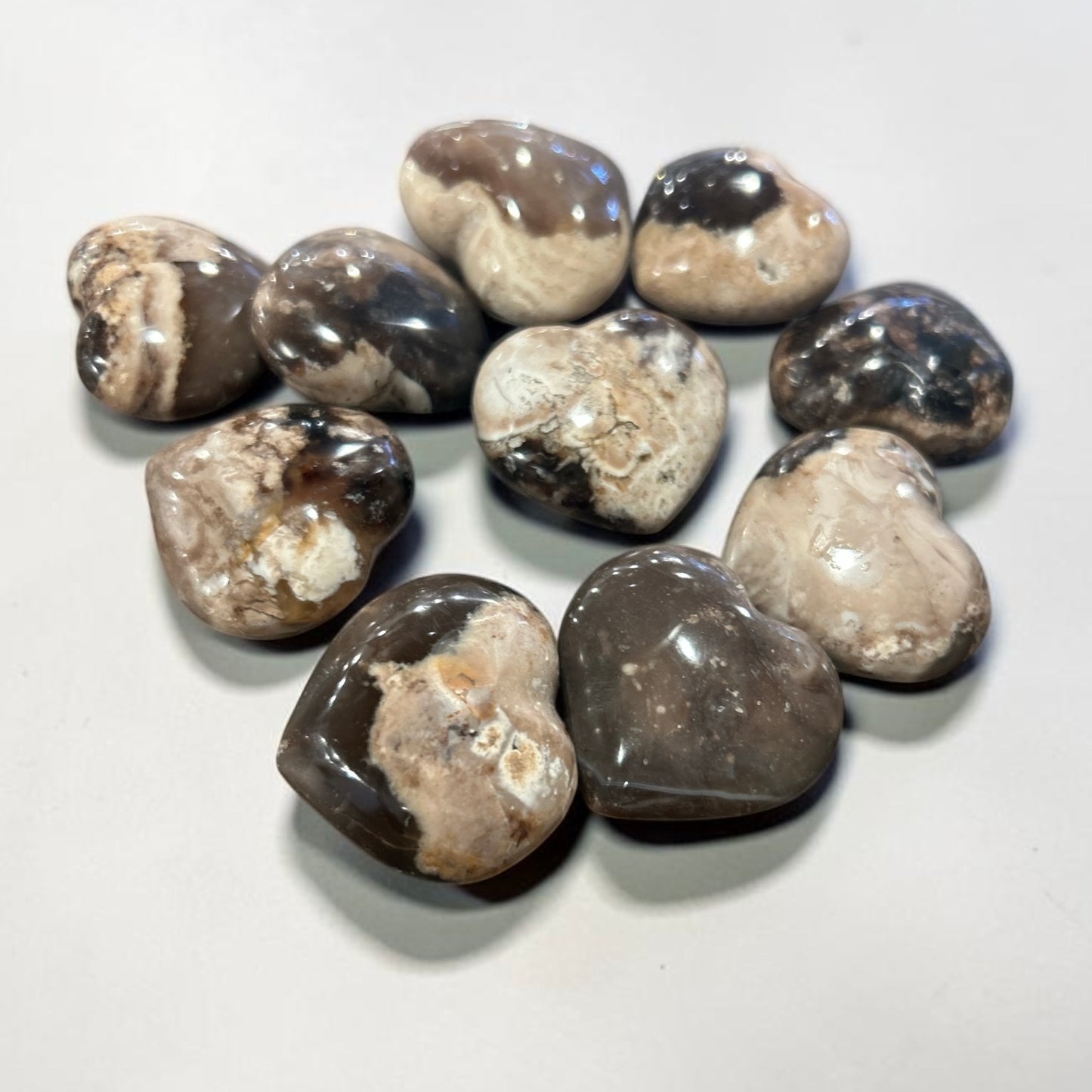Brown Opal Crystal Heart