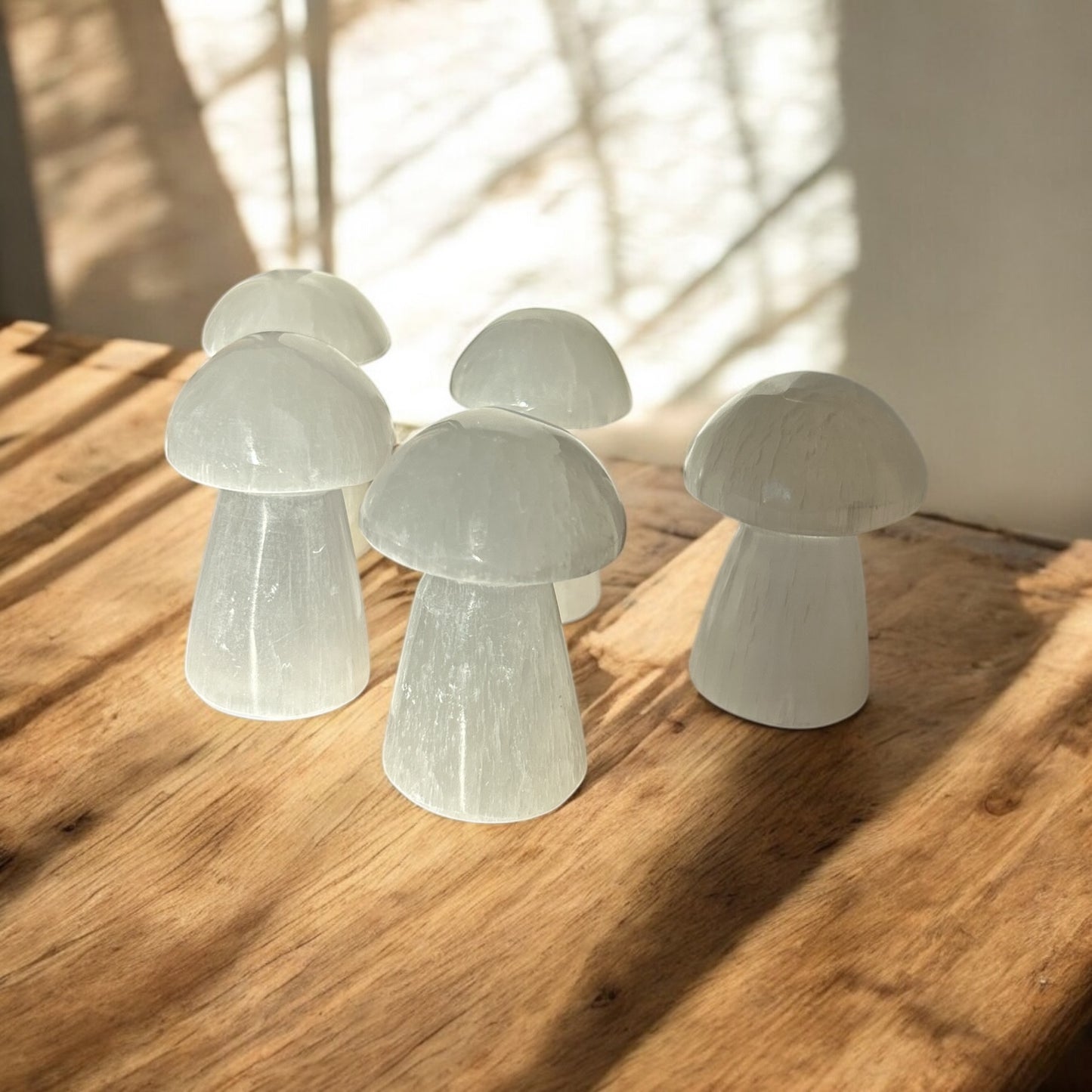 Selenite  Crystal Mushroom