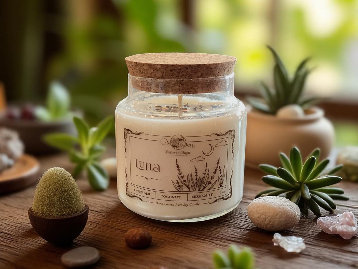 Moon Den Candle - Luna