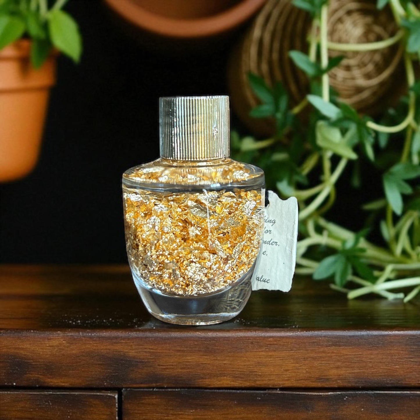 Gold Leaf Bottle