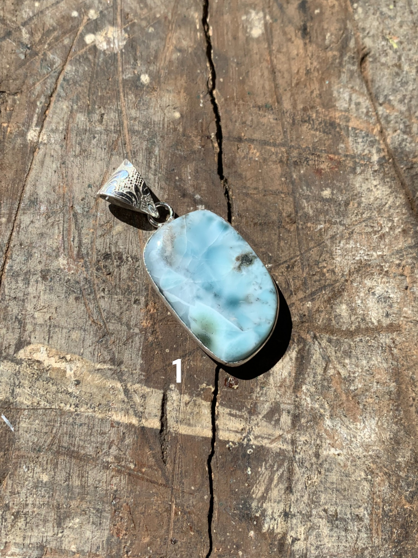 Larimar Crystal Necklace