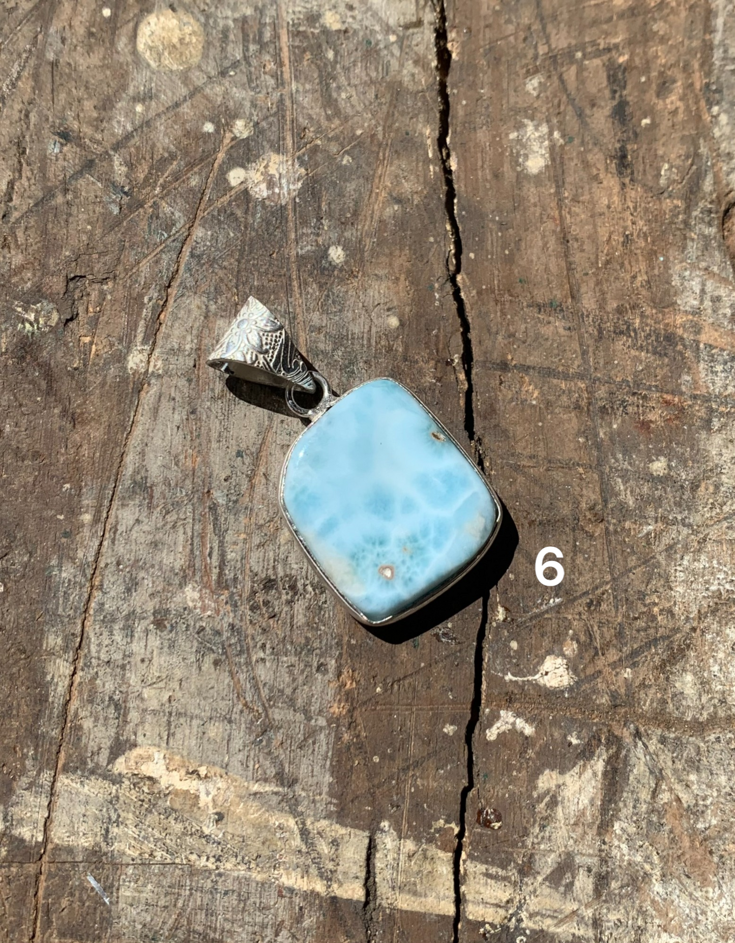 Larimar Crystal Necklace