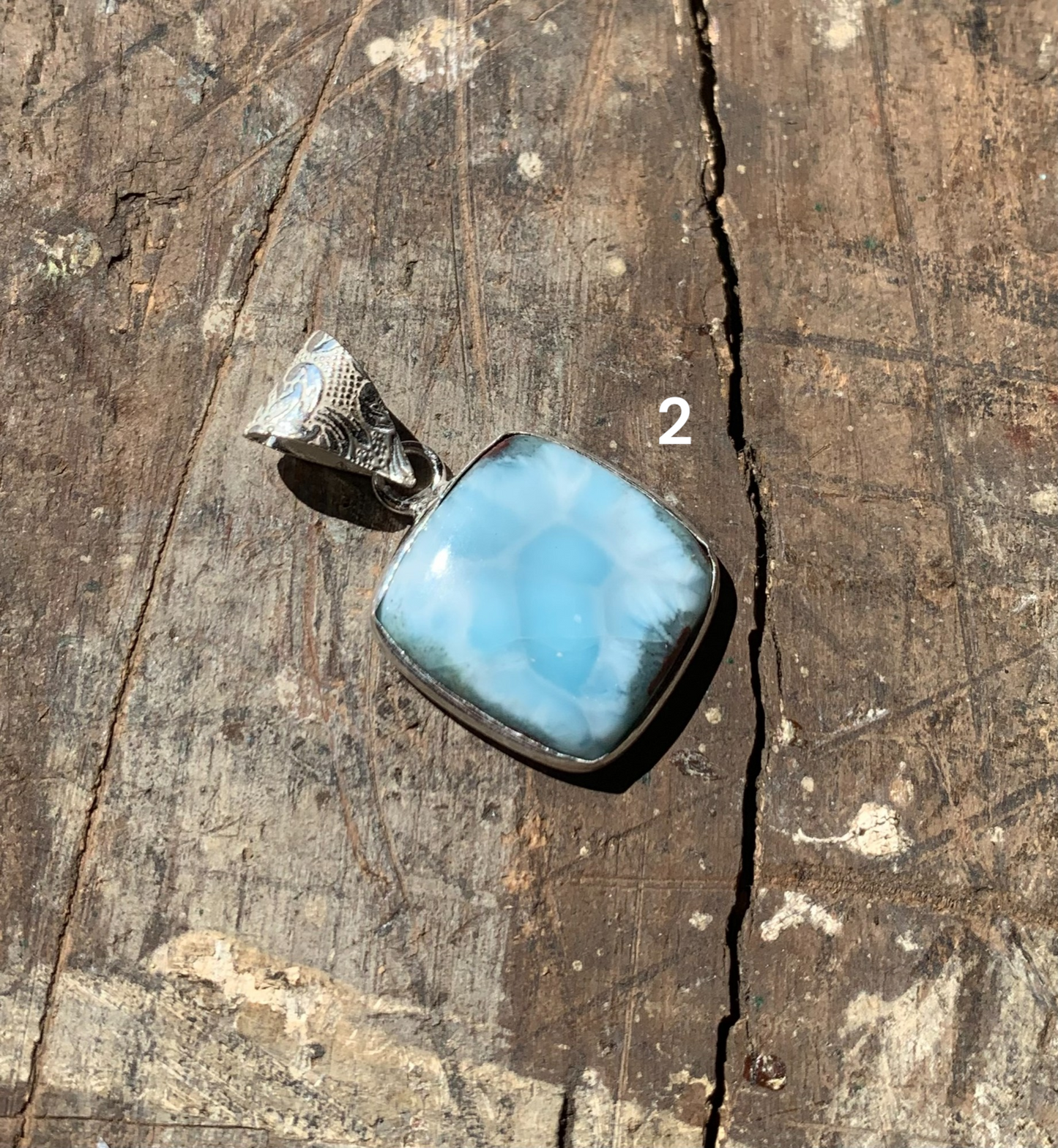 Larimar Crystal Necklace