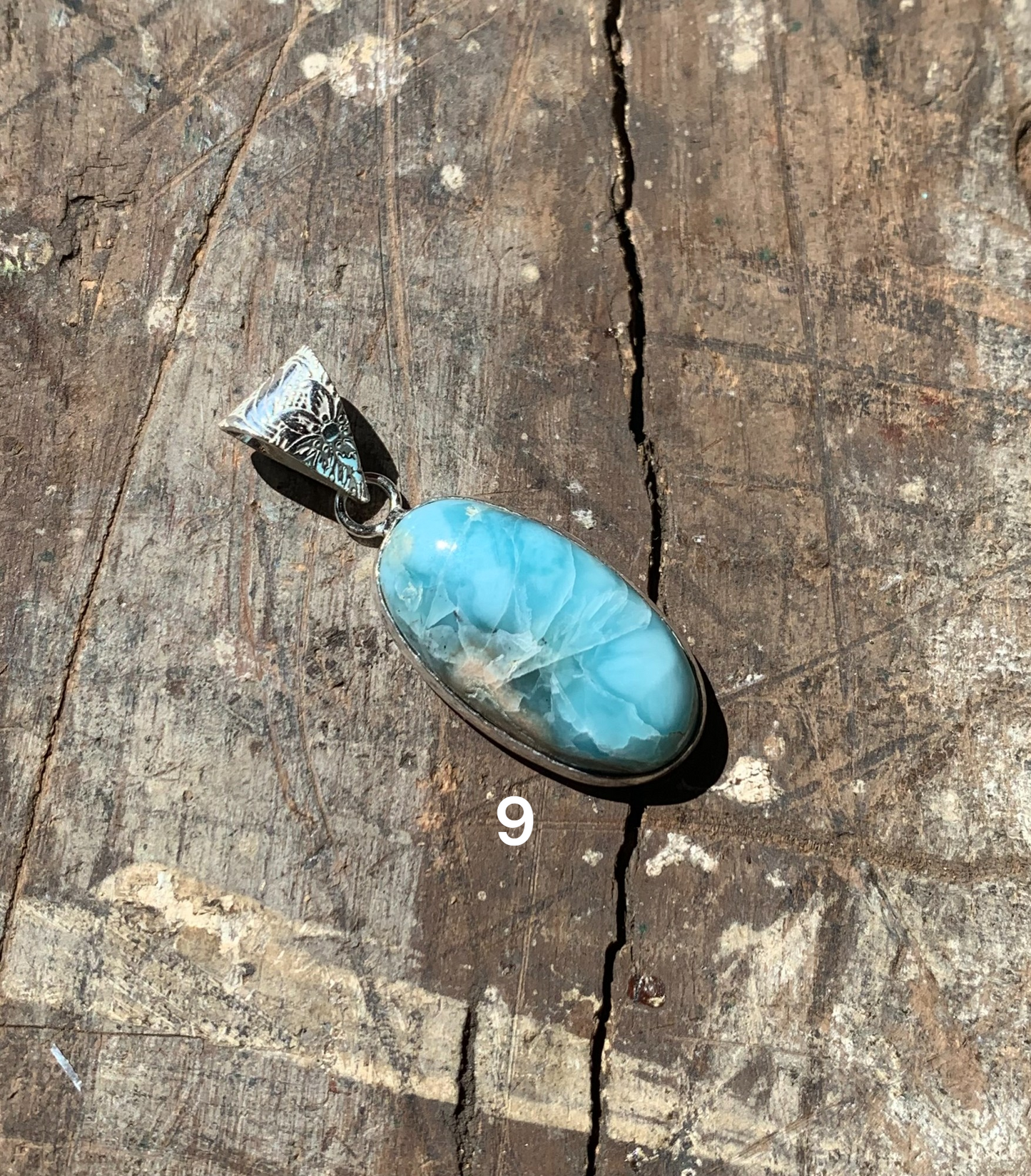 Larimar Crystal Necklace