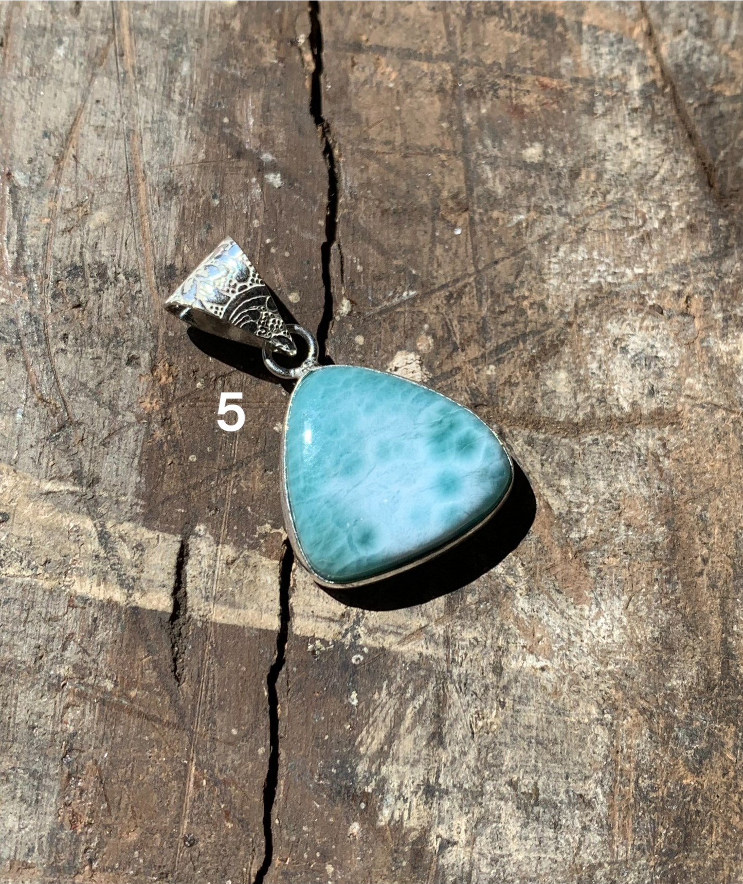 Larimar Crystal Necklace