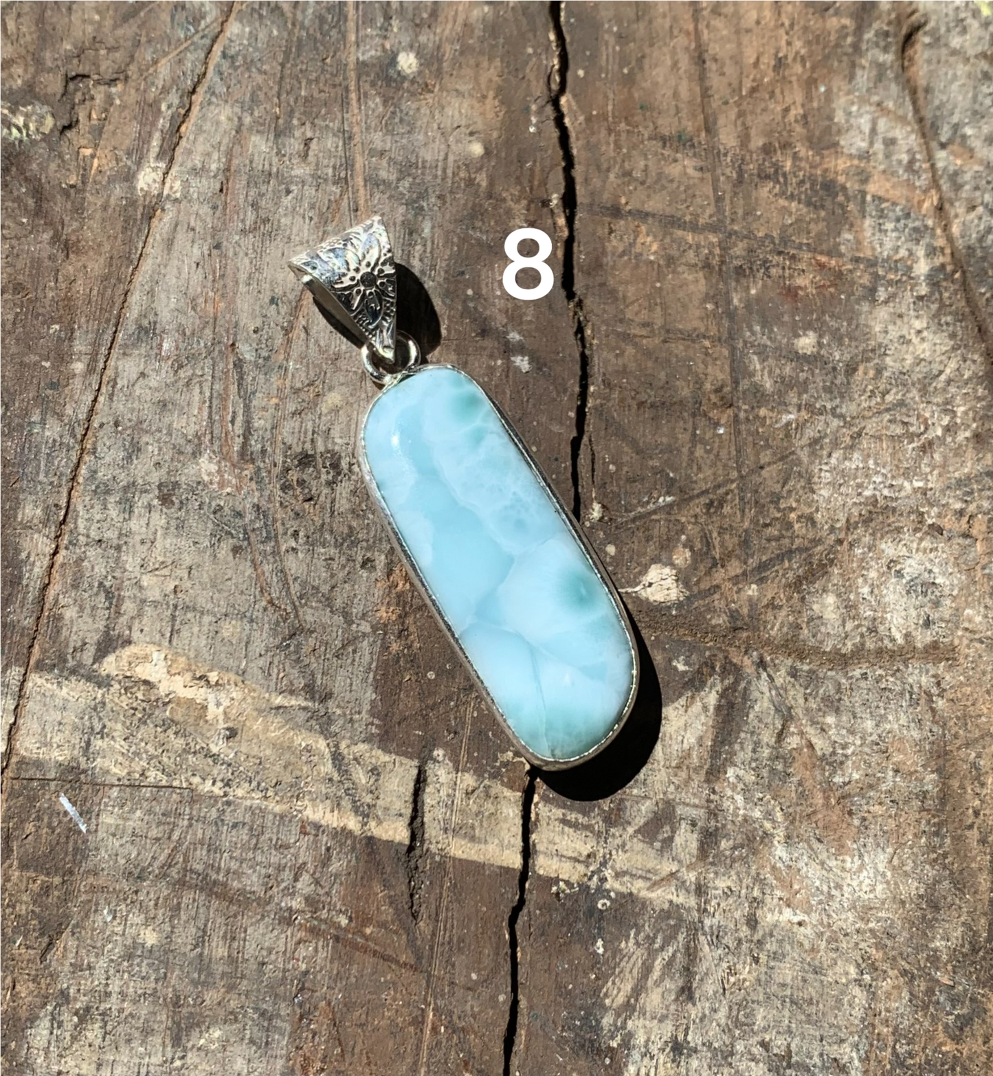 Larimar Crystal Necklace