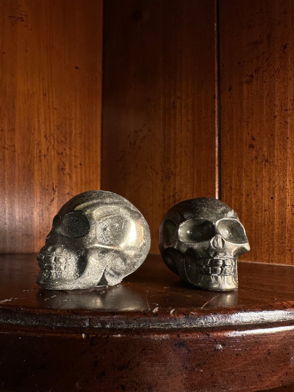 Pyrite Crystal Skull