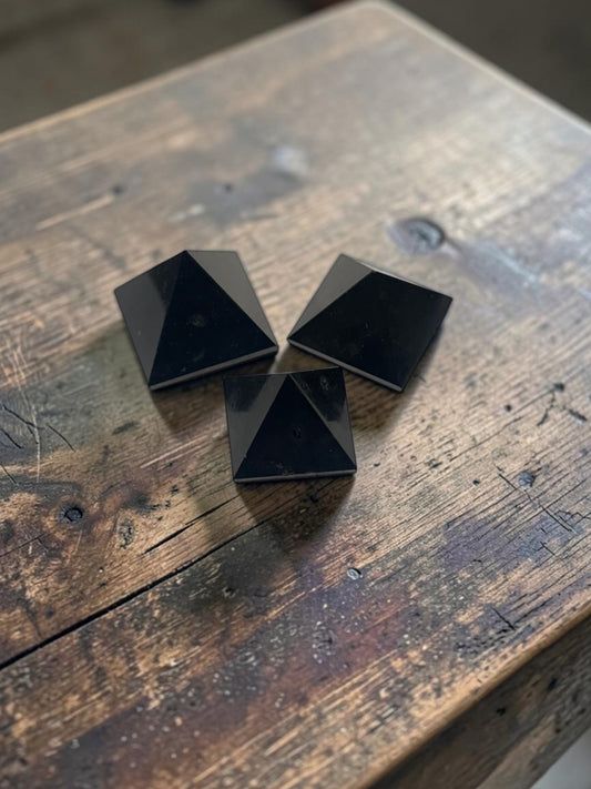 Black Tourmaline Crystal Pyramid