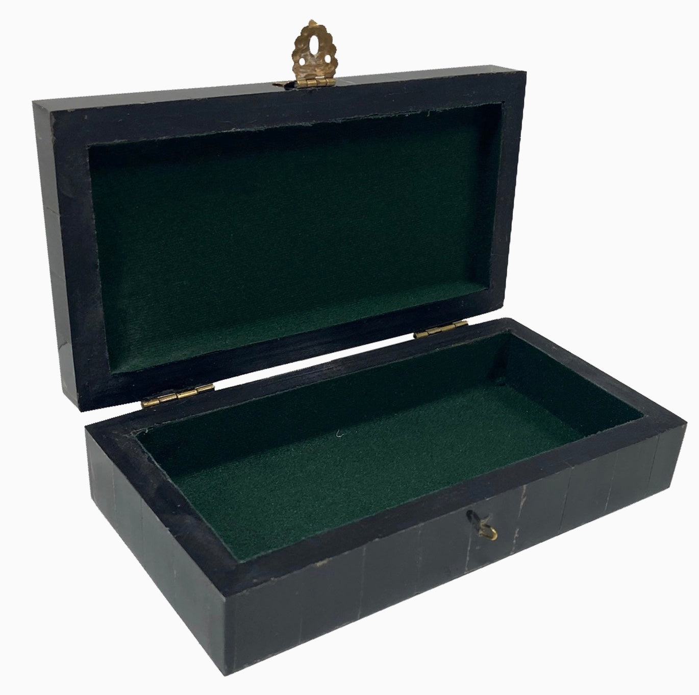 Mermaids and Swans Scrimshaw Horn Box