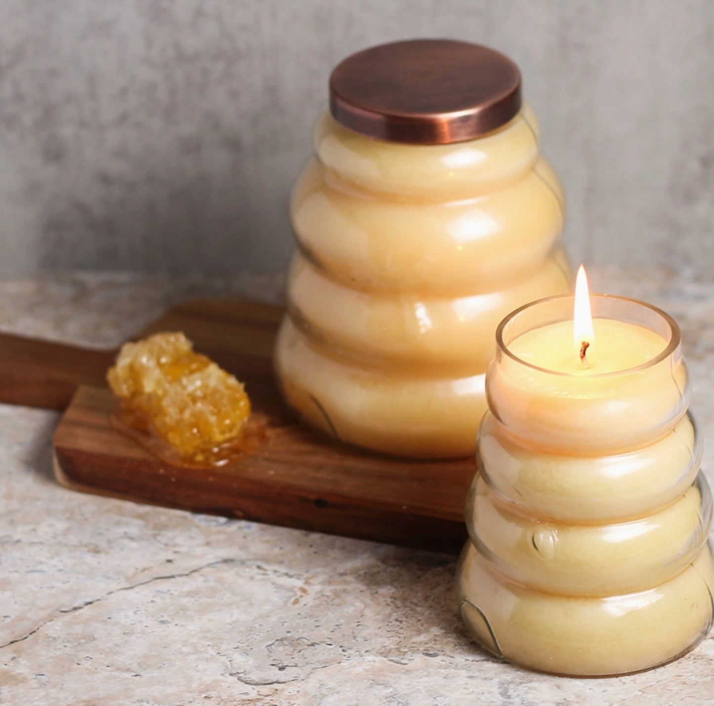 Beehive Bee Candle – Honey Butter