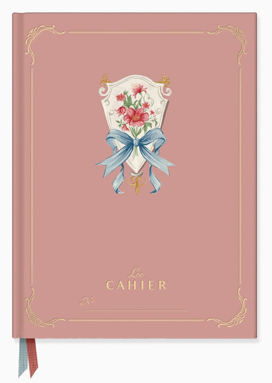 Le Cahier Floral Shield Hardcover Notebook