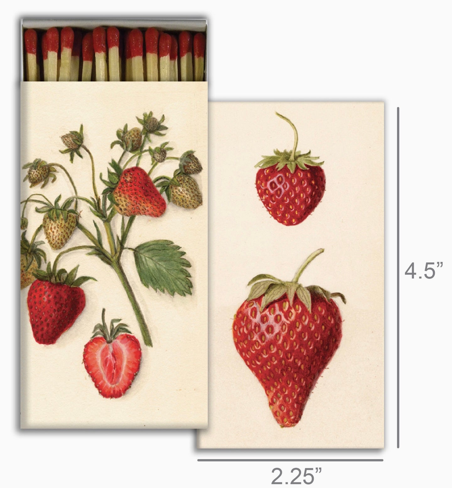 Strawberries Match Box