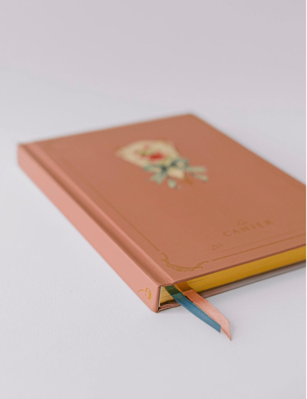 Le Cahier Floral Shield Hardcover Notebook