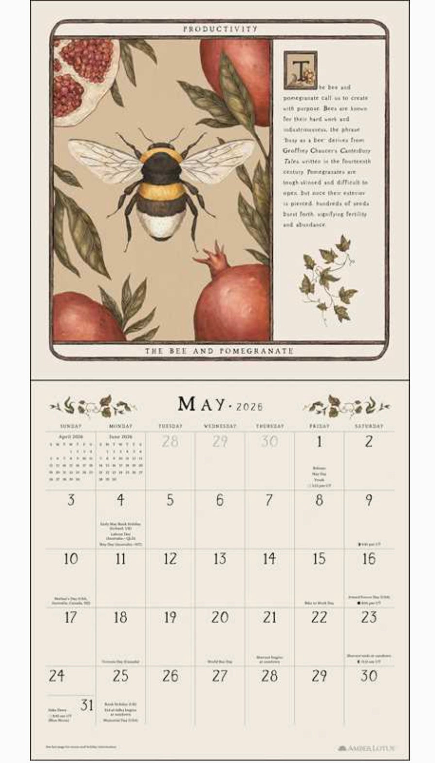 Woodland Wardens 2026 Wall Calendar