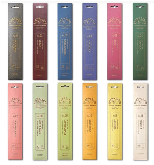 HERB & EARTH Japanese Bamboo Incense
