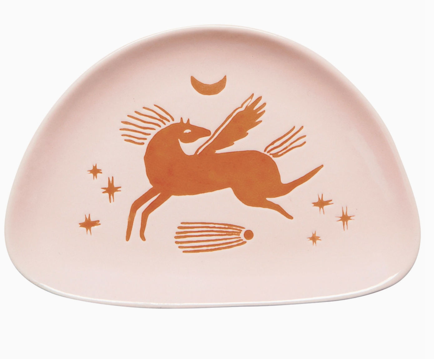 Pink Pegasus Ceramic Trinket Tray