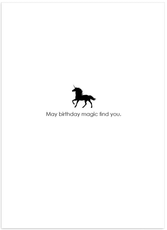 Imagination Unicorn Greeting Post Card