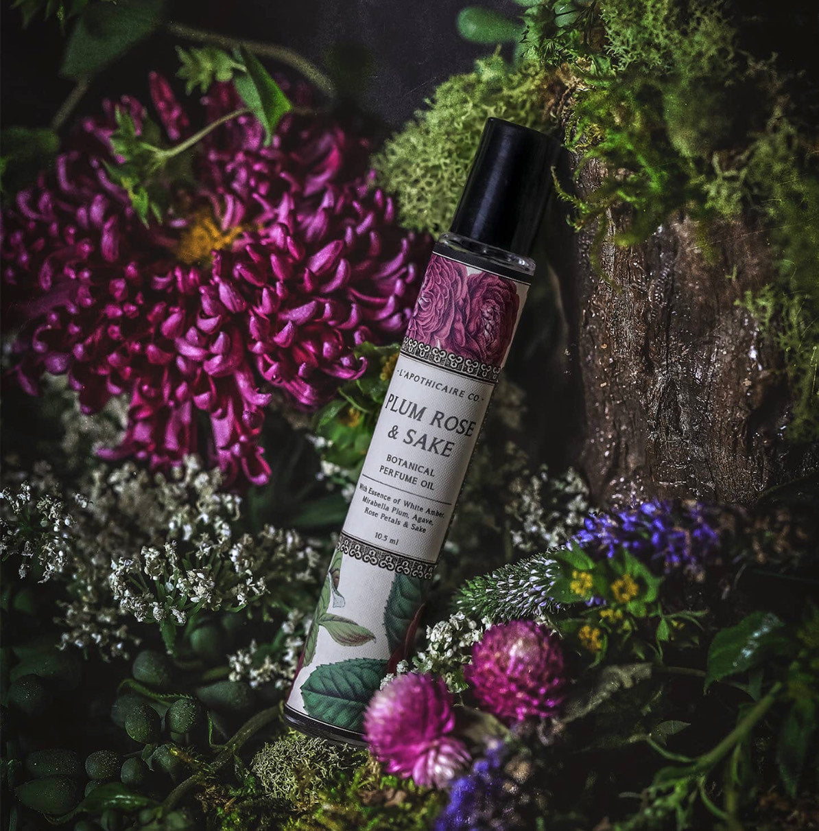 L'apothicaire Perfume Oil Roll - On / Plum Rose + Sake