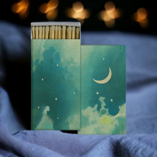Twinkle Night Sky Moon Match Box