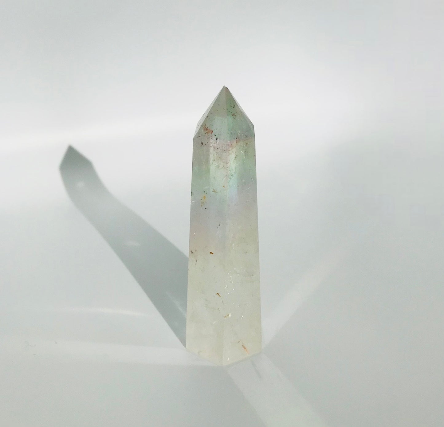 Aura Clear Quartz Crystal Tower