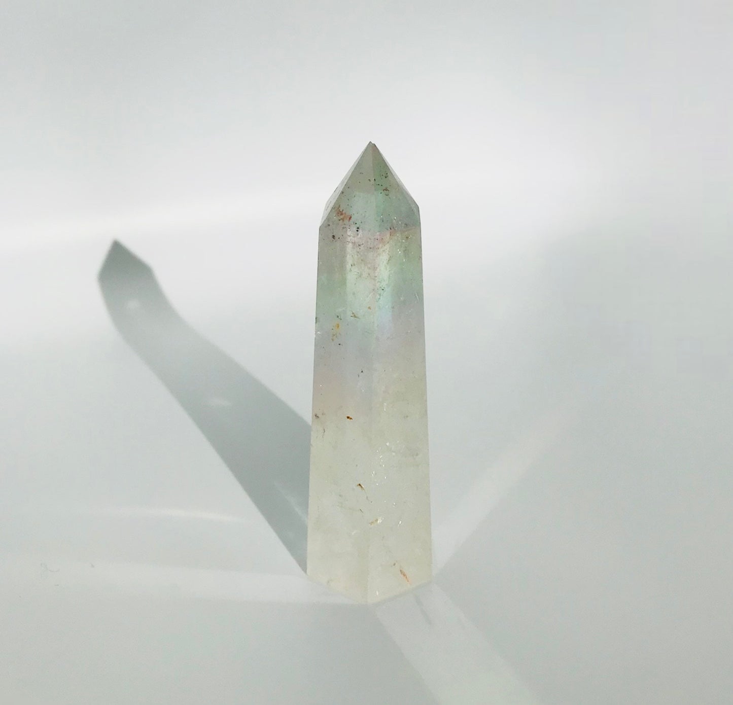 Clear Aura Quartz Crystal Tower