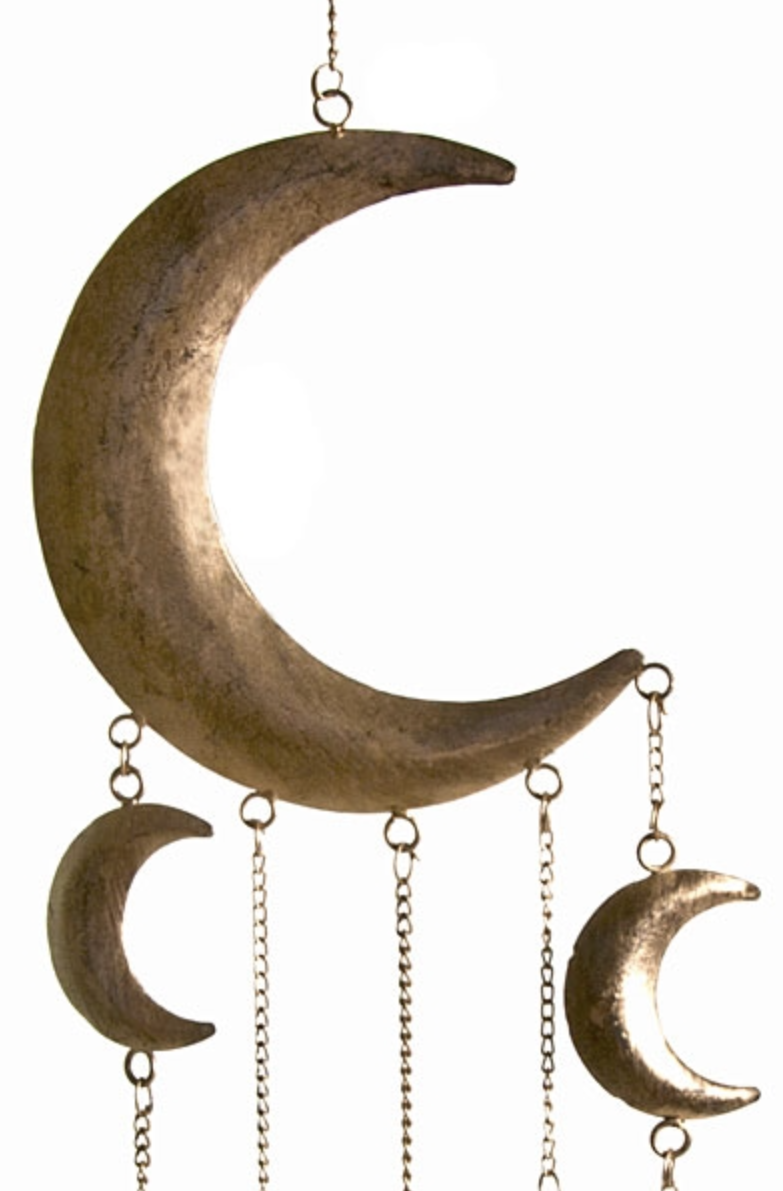 Moon Wind Chime with Bells
