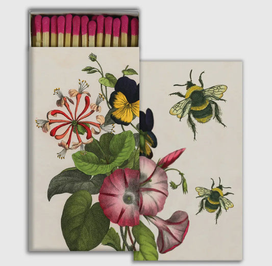 Flower Bee Match Box