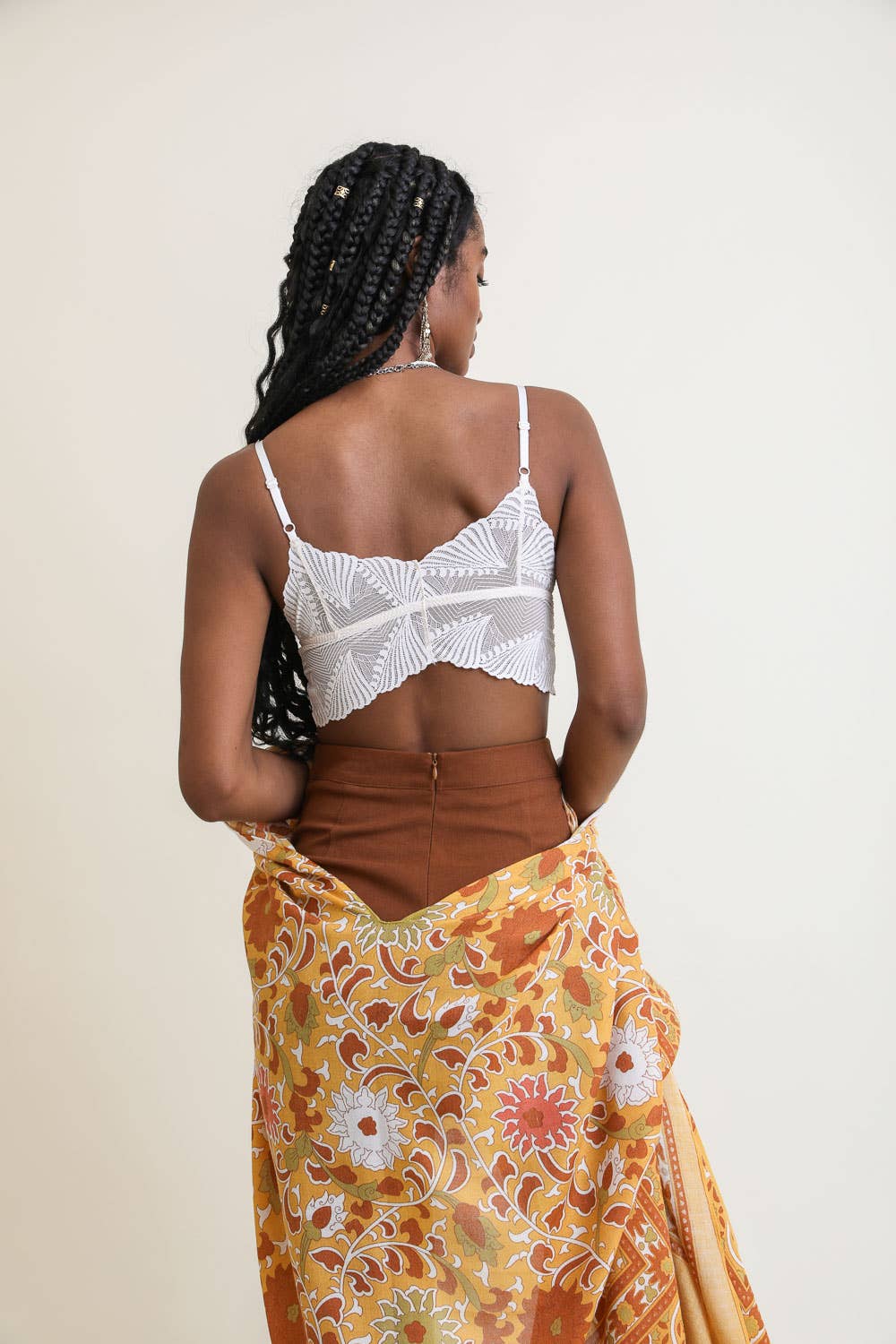Butterfly Scallop Lace Bralette