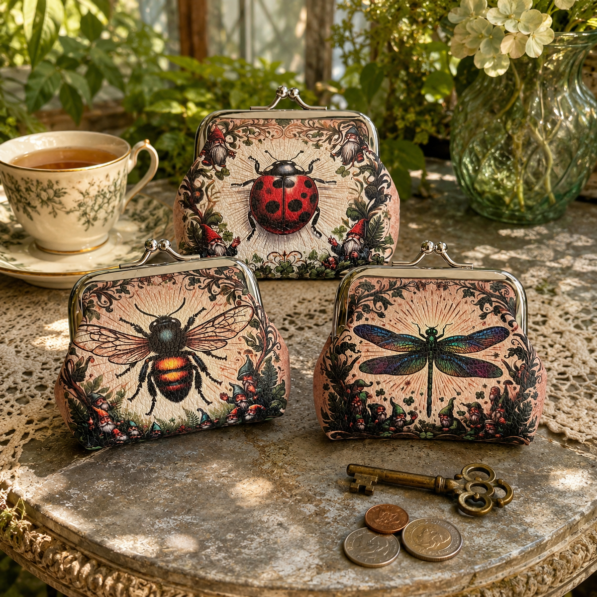 Insect Coin Purse Pouch