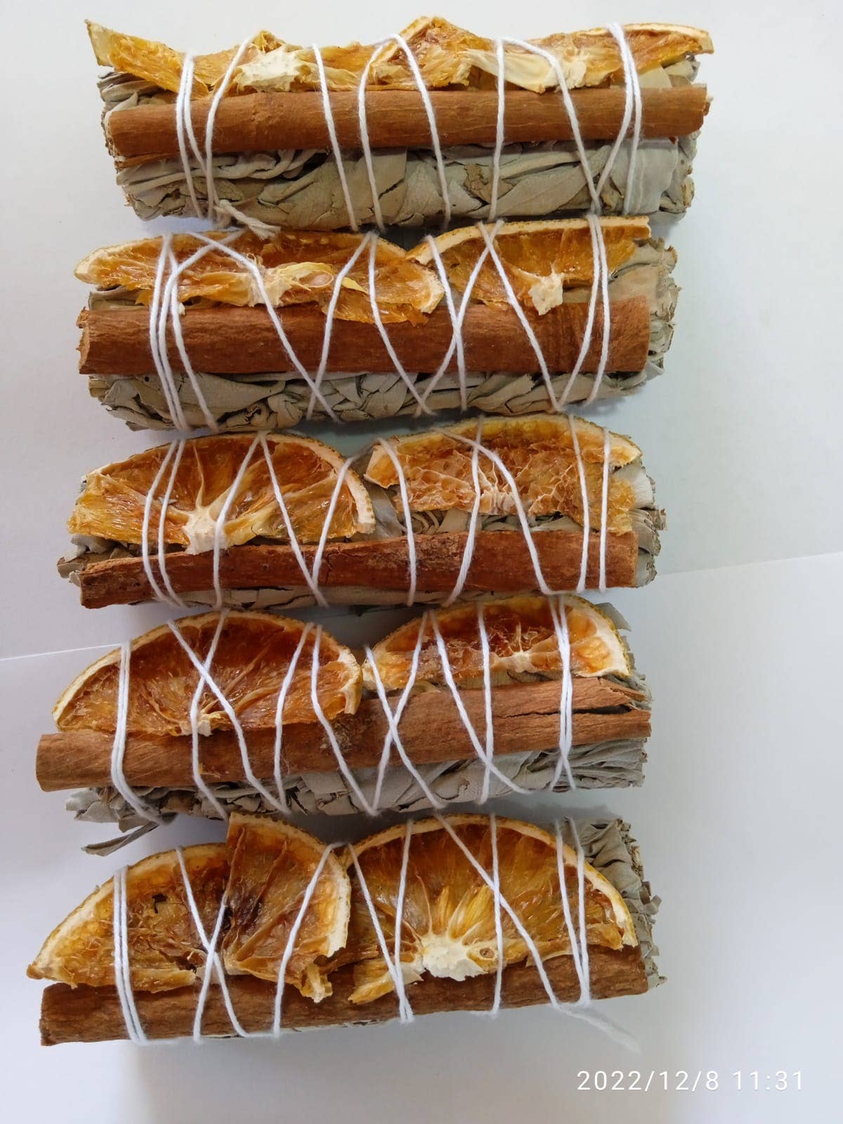 Orange and Cinnamon with White Sage Bundle