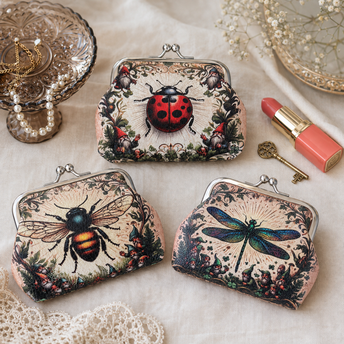Insect Coin Purse Pouch