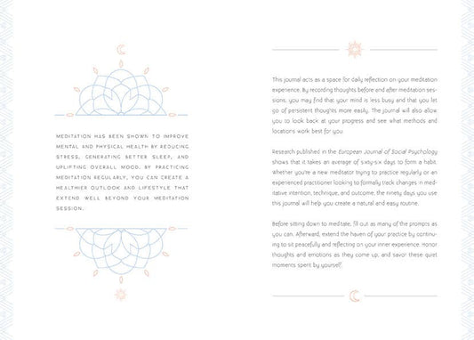 Meditation Journal Notebook