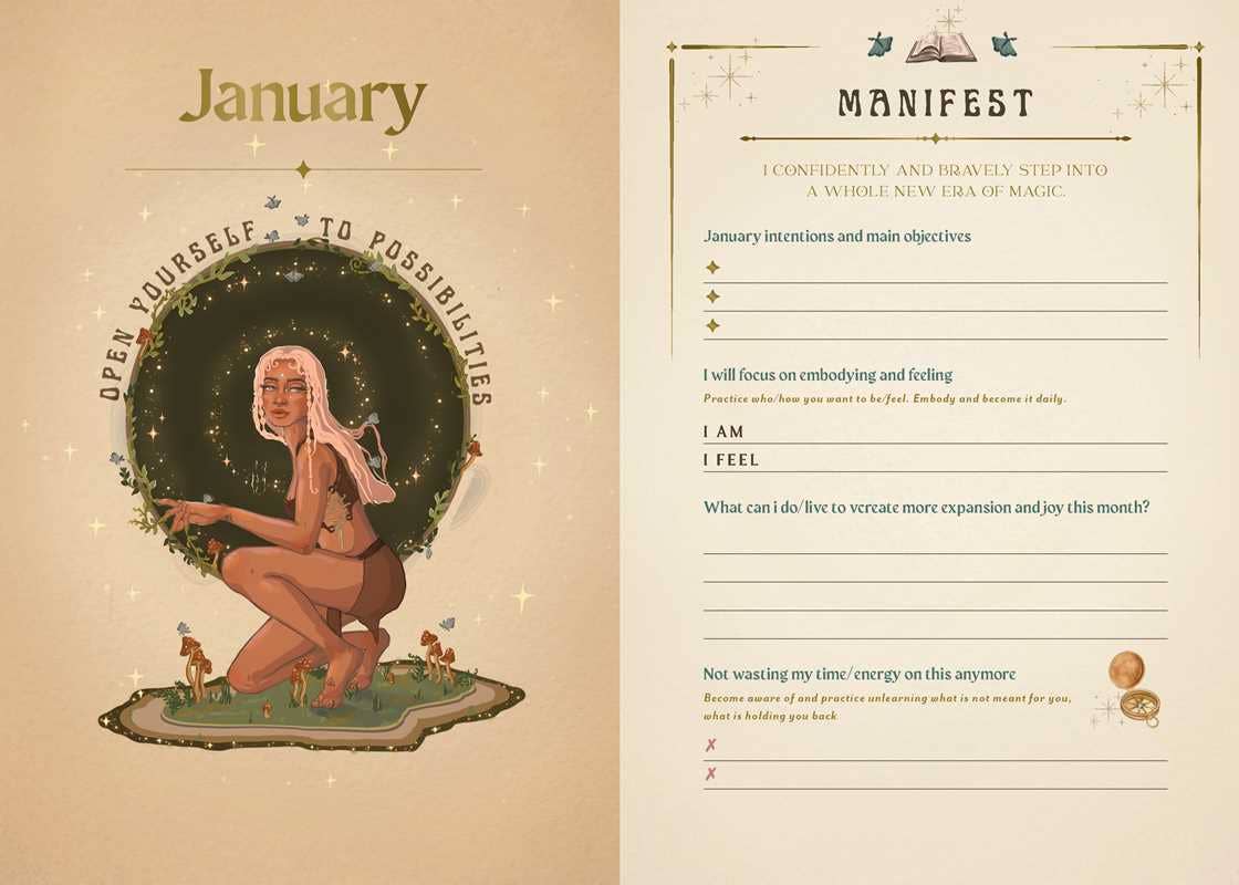 2027 Manifest Your Dreams Planner Calendar by Alexis Rakun