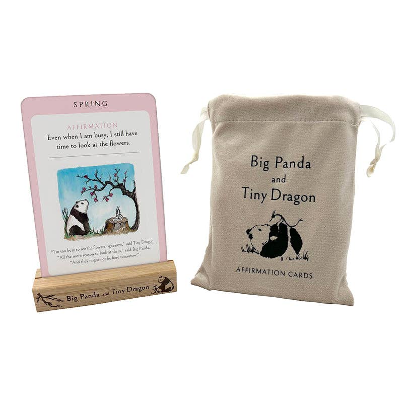 Big Panda and Tiny Dragon Affirmation Cards - SALE!